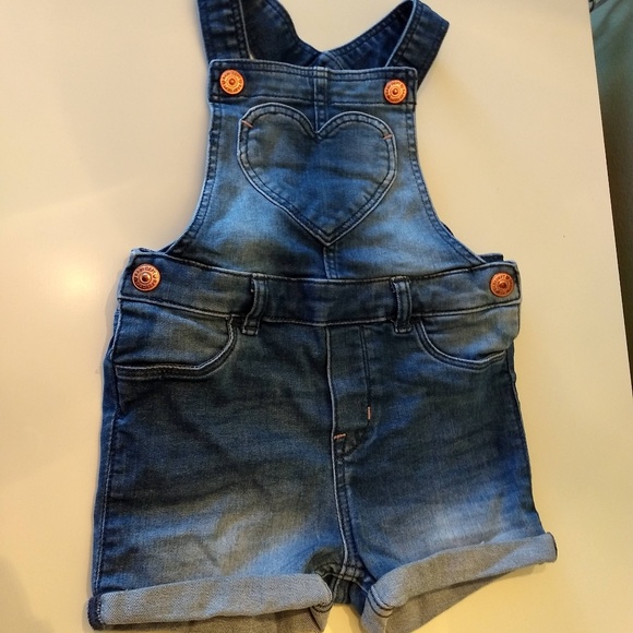 H&M Other - H&M Baby Girl Jean Short Overalls